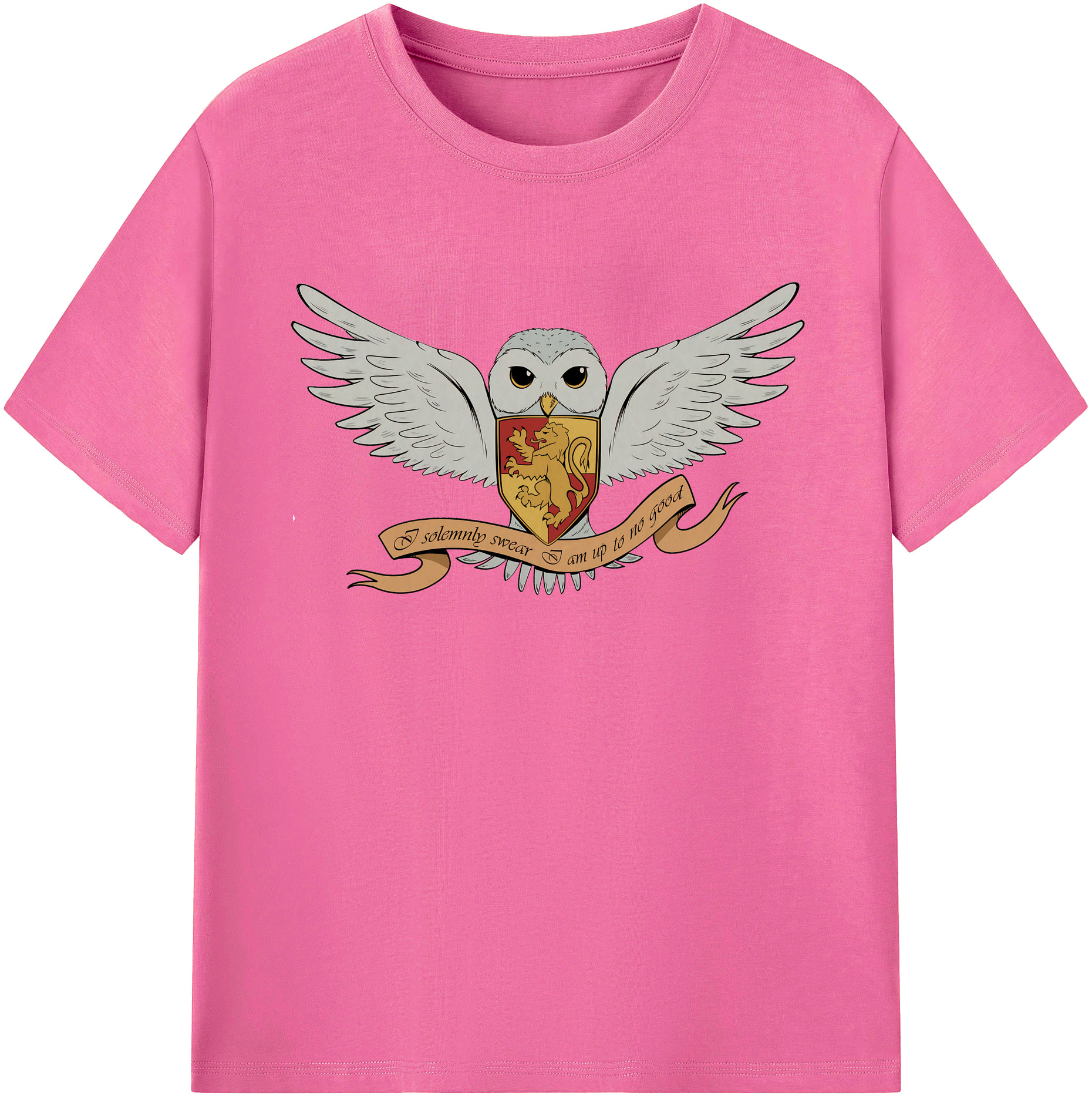 （画像用） Harry Potter ハリー・ポッターシリーズ レディースカジュアルプリントTシャツ（綿100％）